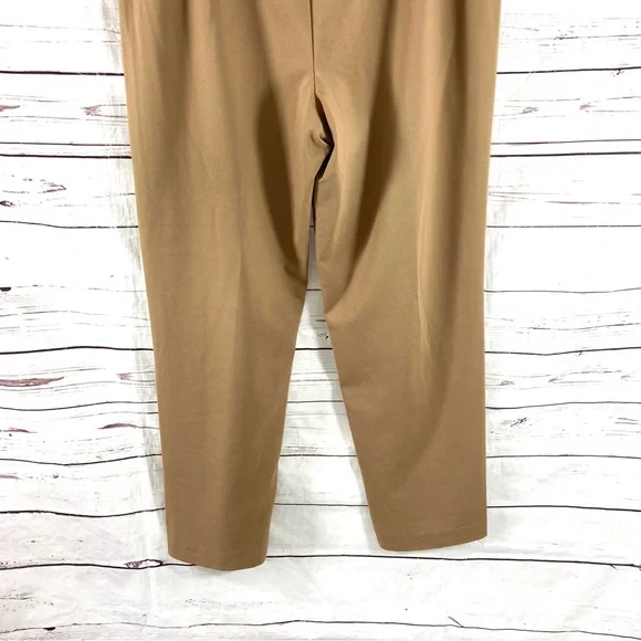 J. Jill Pants Women’s XL Camel Brown Pull On Stretch Ponte - Picture 5 of 13
